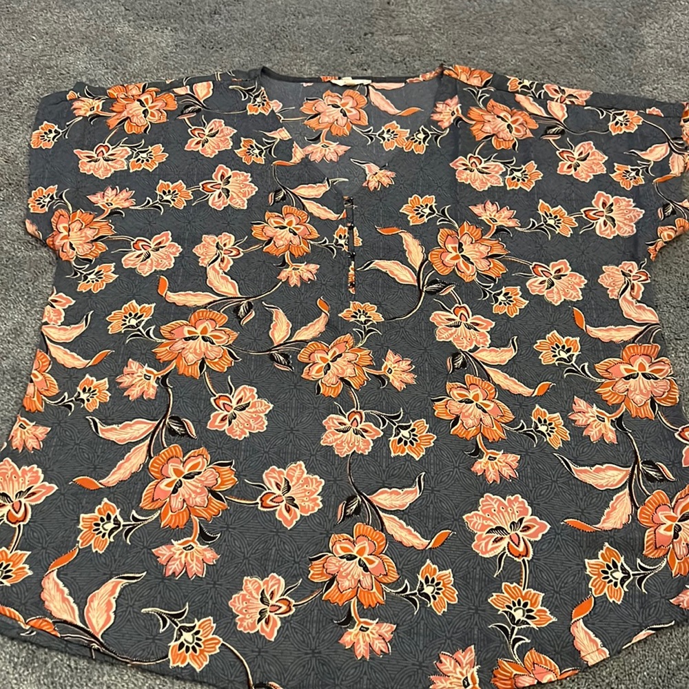 A2. Floral Blouse